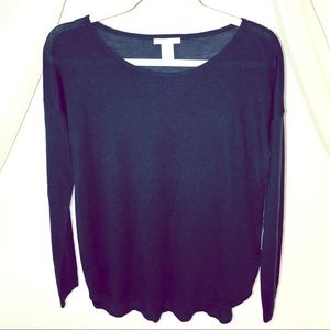H&M navy long sleeve